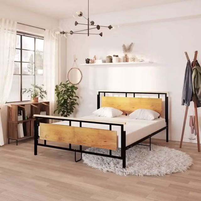 Giroletto-Struttura Letto in Metallo 160x200 cm 623958