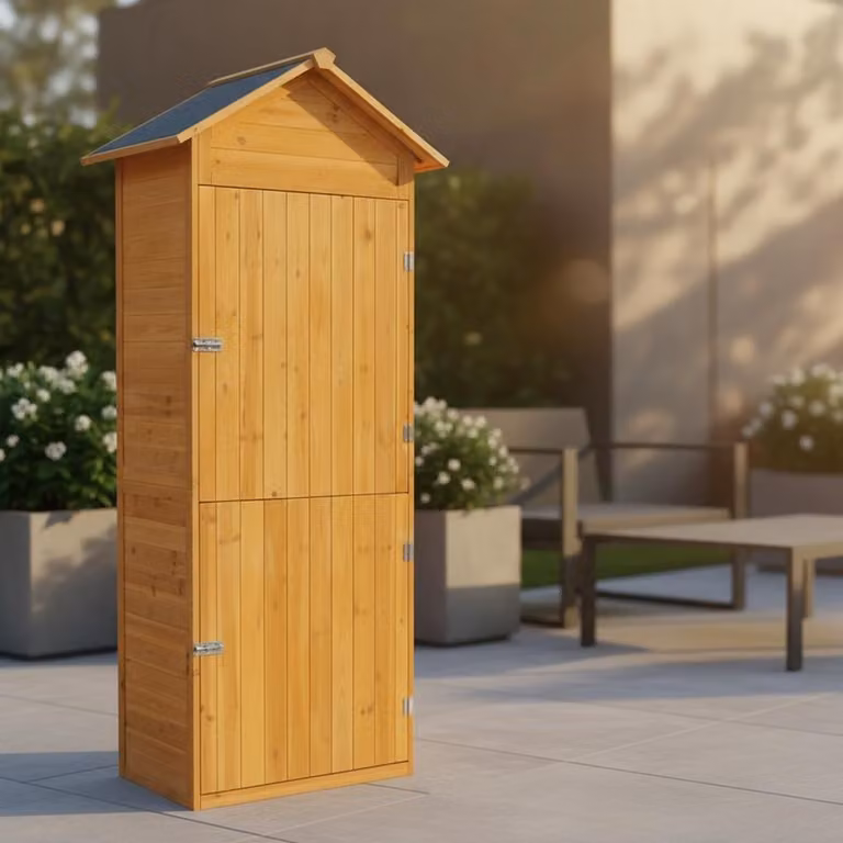 Casetta per attrezzi in legno Ripostiglio per attrezzi Armadio da giardino Armadio per attrezzi Casetta da giardino Armadio