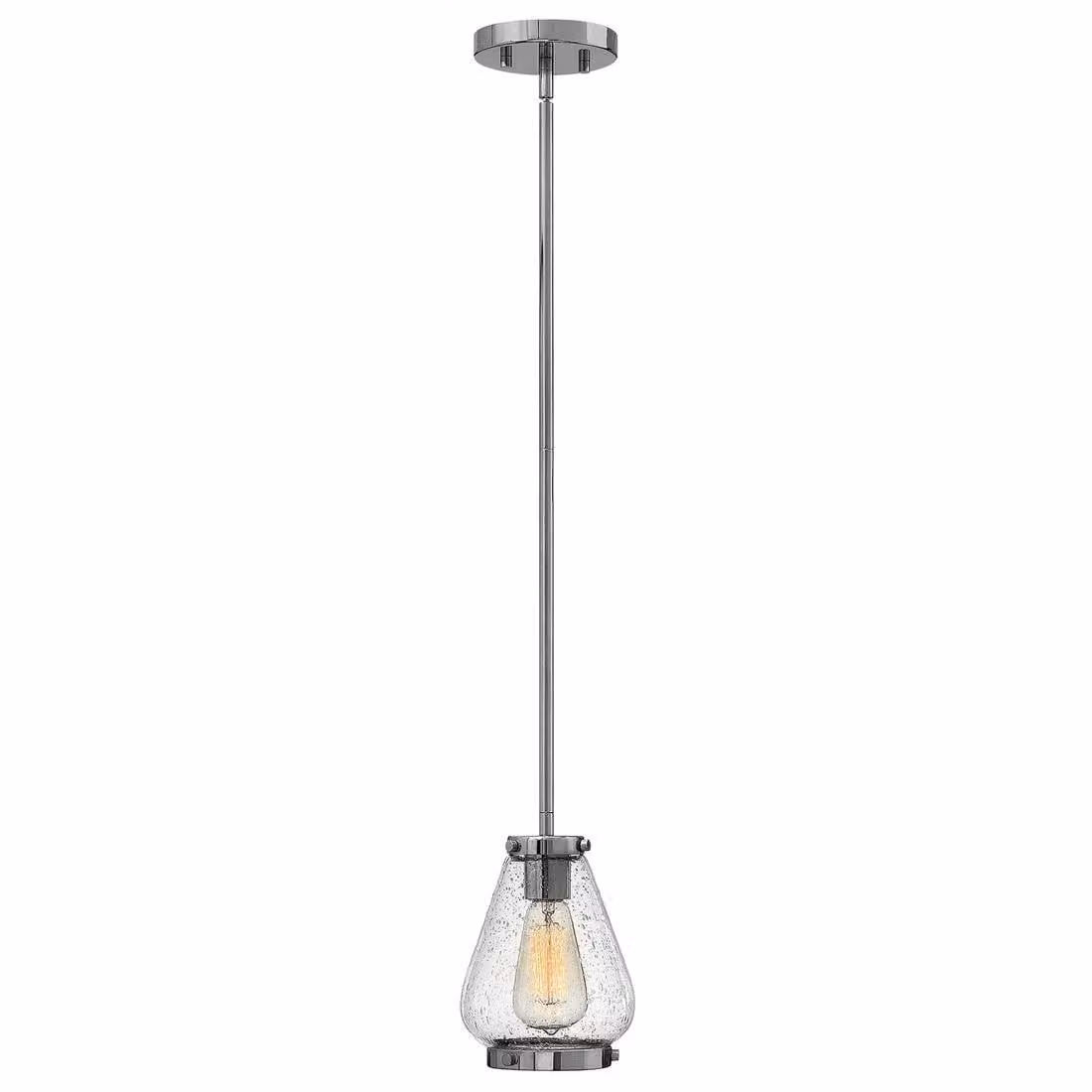Lampada a sospensione Finley cromata 1xE27x100W in metallo, dimensioni: 135,3x15,2x15,2 cm, IP20, Hinkley