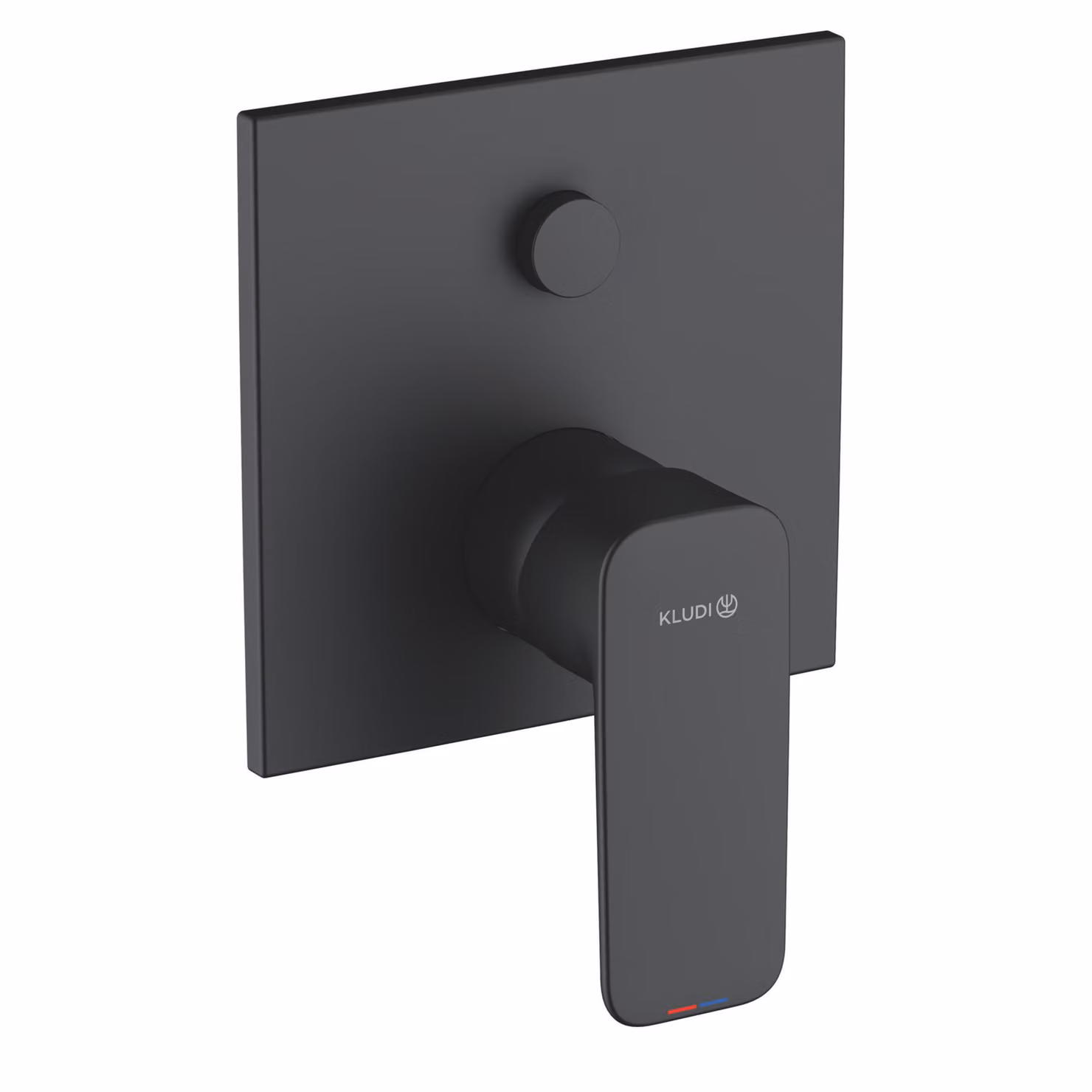 Kludi Pure & Style UP-Wafü-/Br.-EHM con unità funzionale per 88022, nero opaco, 1 pz.