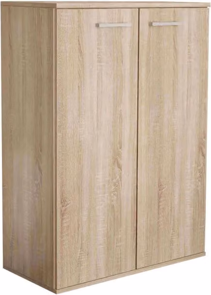 MOBILETTO RIVER CON 2 ANTE 68 X 34 X H93,5 CM IN COLORE QUERCIA CHIARO