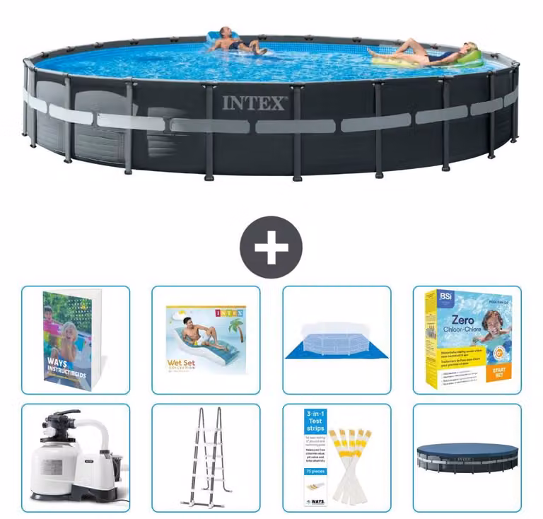 Ultra XTR Pool Rund - 732x132 cm - Set da 7 pezzi, modello S639
