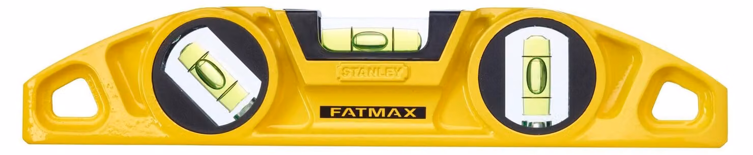 Livella a bolla Stanley FatMax a forma di torpedo (alluminio, magnetica, lunghezza 22 cm, orizzontale)