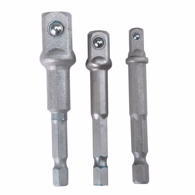 Adattatori per trapano, 1/4"-3/8"-1/2"