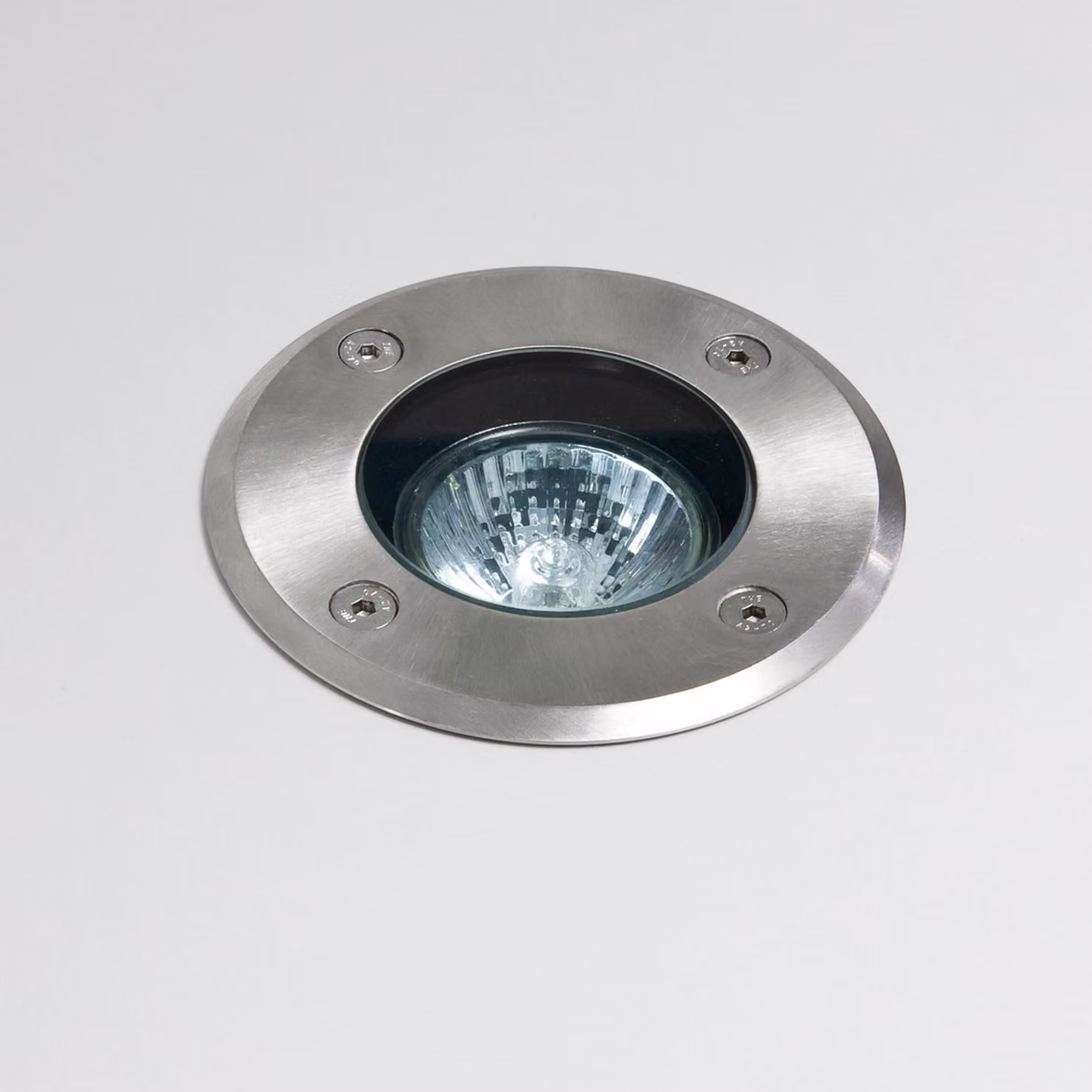 Astro Gramos - Lampada da incasso per esterni a 1 luce per pavimenti e terrazze in acciaio inox IP65, GU10