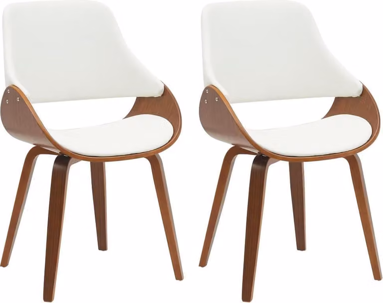 set di 2 sedie da pranzo - sedie da cucina - Similcuoio - comode e facili da pulire