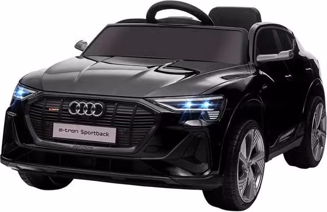 MACCHINA ELETTRICA AUDI PER BAMBINI 12 V CON TELECOMANDO ETÀ 3-5 ANNI NERA