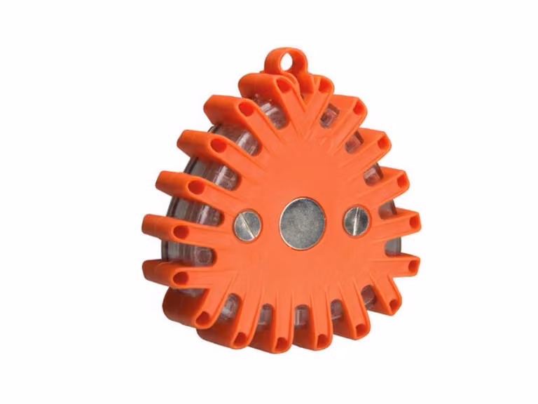 Luce LED di segnalazione lampeggiante di sicurezza - Base magnetica
