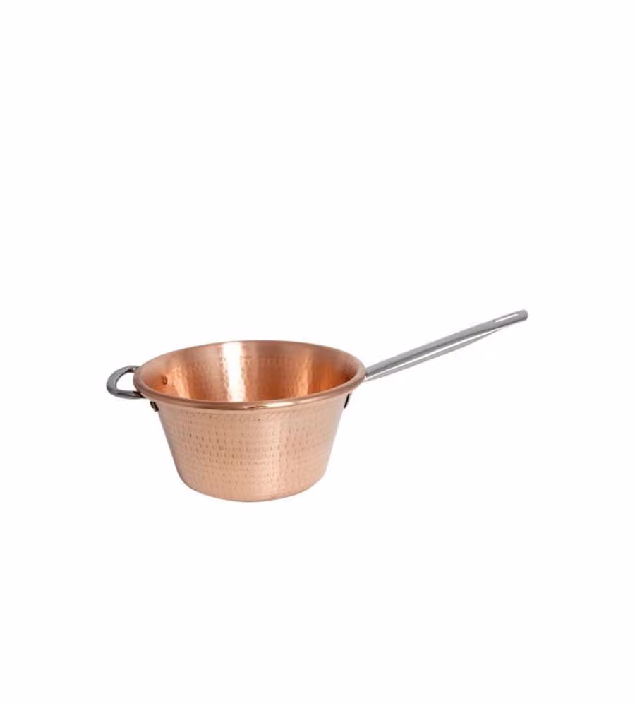 Paiolo Rame M/Co Inox Induzione          Cm 26 Lar