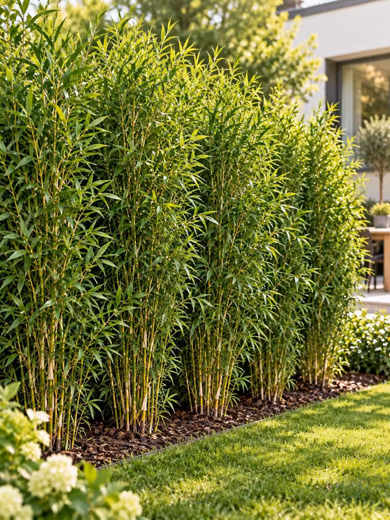 Fargesia robusta Campbell, altezza 40-60 cm. Bambù da siepe, resistente al freddo, forma cespugliosa. Bambù "Zebra", in vaso da 2 litri