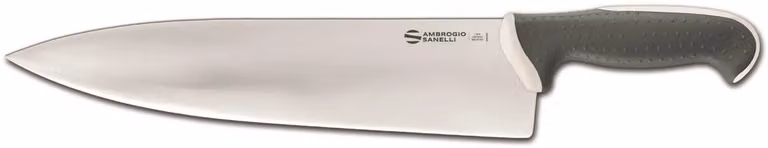 Coltello Trinciante cuoco, lama cm 30, colore bianco, linea Tecna