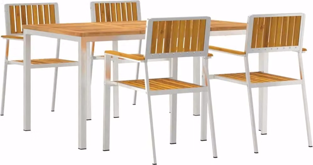 Set da pranzo per esterni 5 pcs