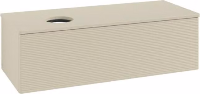 V&B Mobiletto con struttura frontale Antao 120x36x50cm, WBP colore Lac, si Gr m Lac