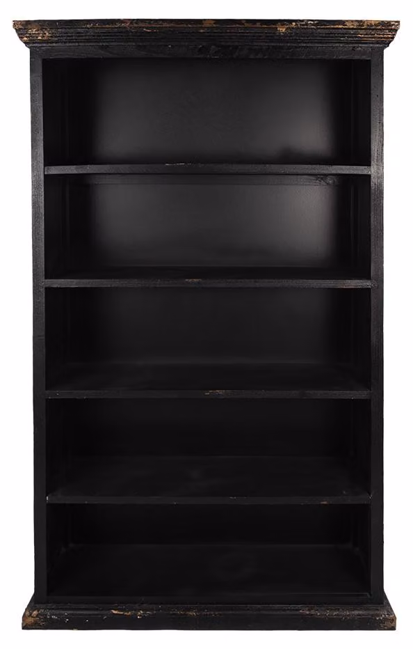 Libreria Clayre & Eef 116x36x195 cm Legno nero