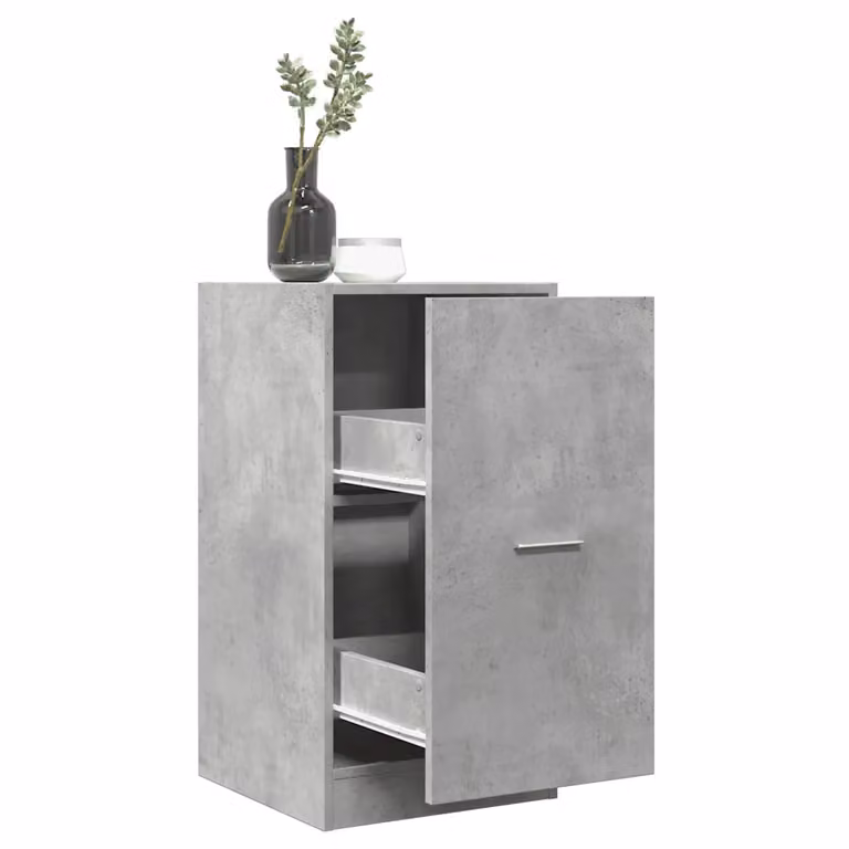 Armadietto da farmacia a parete vidaXL Grigio, L 40 cm, P 41 cm, H 77,5 cm
