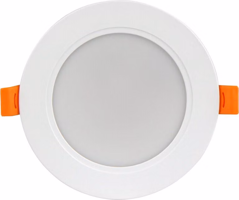 Plafoniera da incasso 120 mm 9 Watt 830lm (3000K bianco caldo) rotonda