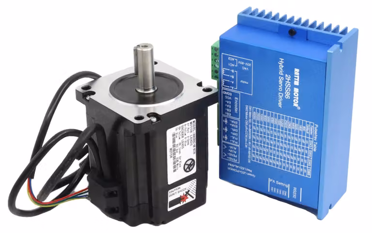 Servomotore a circuito chiuso, elevata coppia, compatibile con macchine CNC, kit motore semplice, spina EU da 100-240V