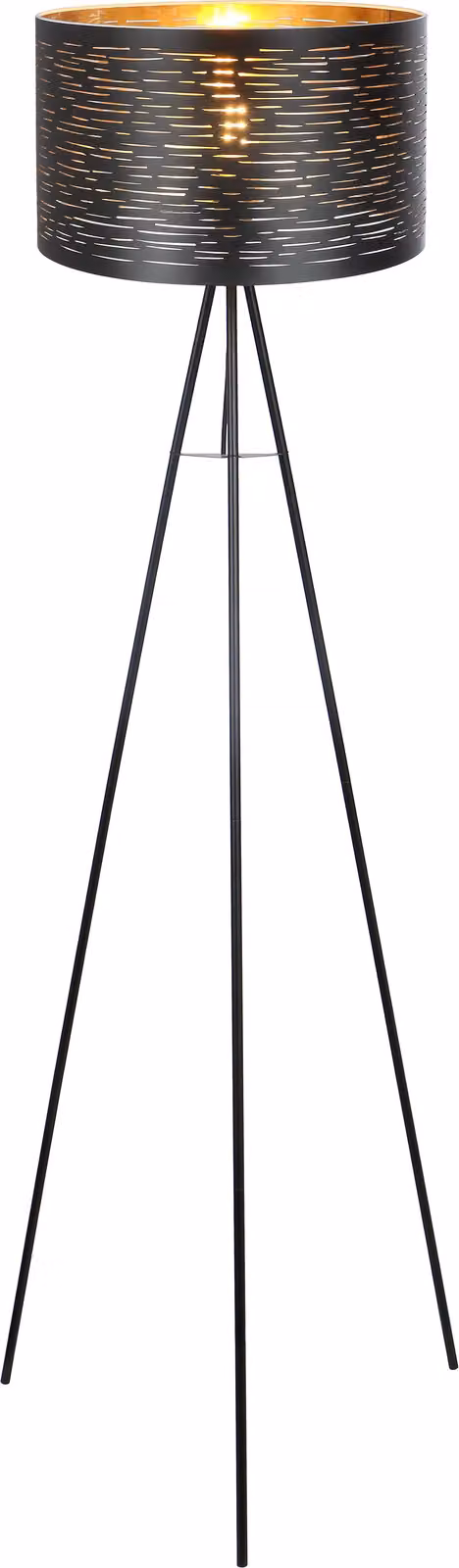 Globo Lighting lampada da terra in metallo nero, 1x E27