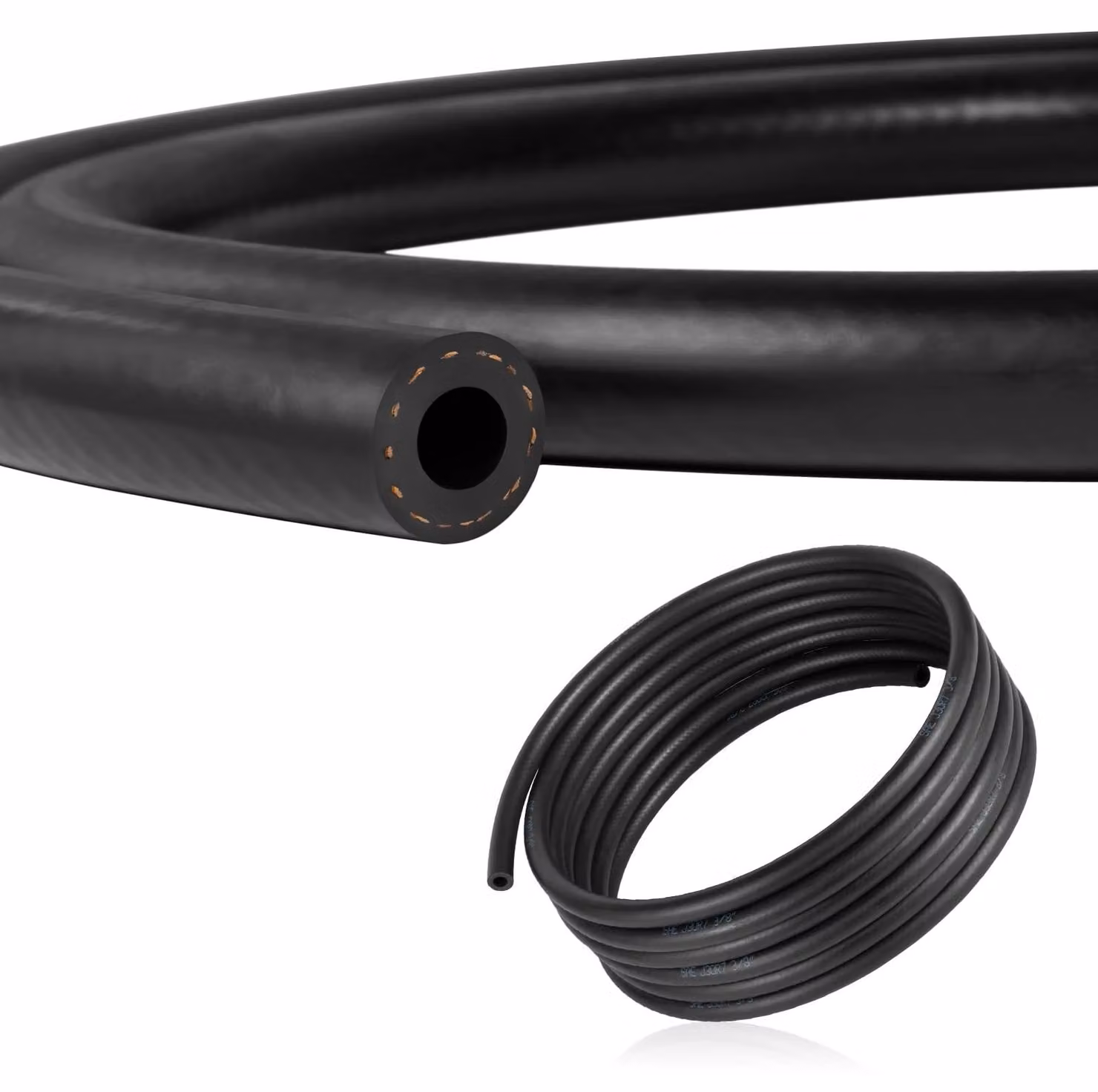 Tubo flessibile da 6 metri con diametro interno di 9,5 mm, realizzato in gomma NBR