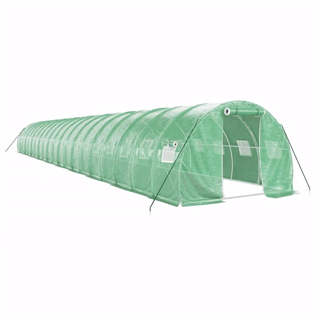 Serra con Telaio in Acciaio Verde 60 m² 20x3x2 m