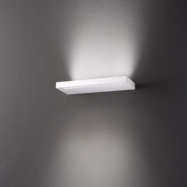 Applique Moderna Perenz Illumina in Metallo Bianco con LED 22W 3000K Luce Calda