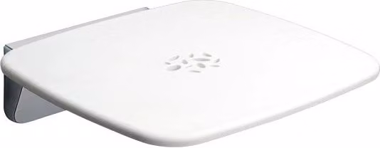 Sedile per doccia ribaltabile serie Prima Classe Gedy 6083 Bianco/Cromato