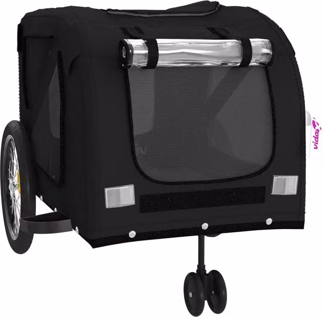 Rimorchio/carrello per animali domestici nero 02_0044230