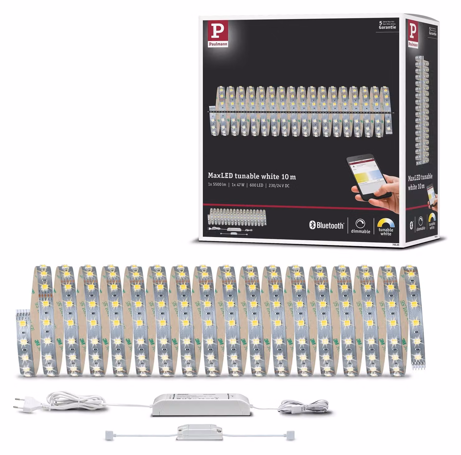 Paulmann MaxLED 500 Striscia LED bianca sintonizzabile Basisset