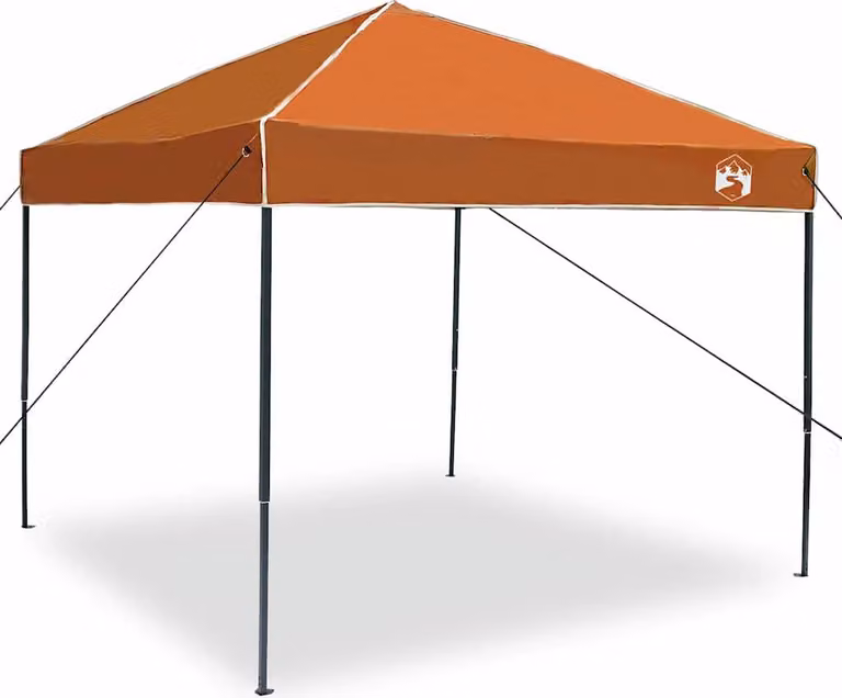 Tenda Gazebo Arancione 243 x 243 x 251 cm Tessuto
