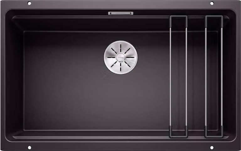 Lavello in granito Blanco ETAGON 700-U 460 x 730 mm nero 525891
