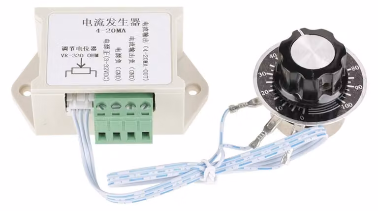 Generatore di segnali analogici 4-20 mA per inverter di frequenza