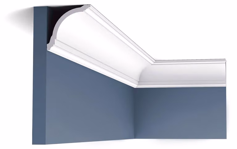 Cornice a soffitto Orac Decor CX199 AXXENT Battiscopa decorativo Battiscopa decorativo stile classico bianco 2 m