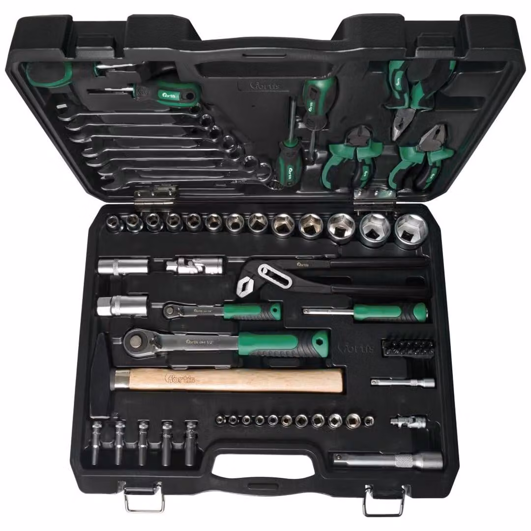 Set di utensili Fortis Universal da 69 pezzi in valigetta