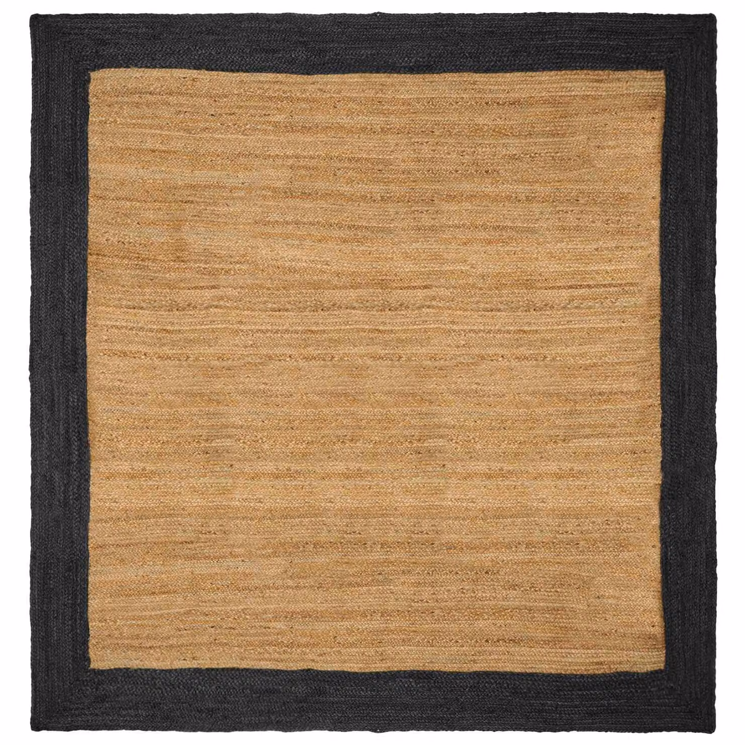Tappeto da area moderno in juta vidaXL Grigio, L 300 x P 300 cm