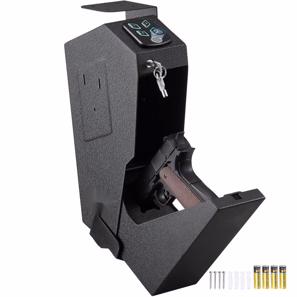 Waffenmeister® - Cassaforte per pistole, cassaforte biometrica, 3 accessi per 1 pistola
