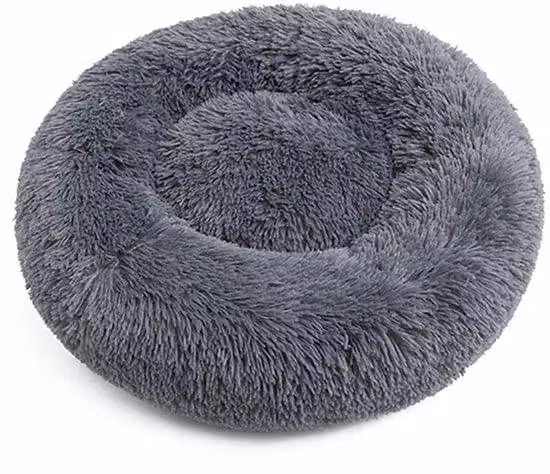 Cuccia per cani, cuccia lavabile, cuccia a due posti, per cani di taglia grande, media e piccola, 50 cm, grigio scuro.