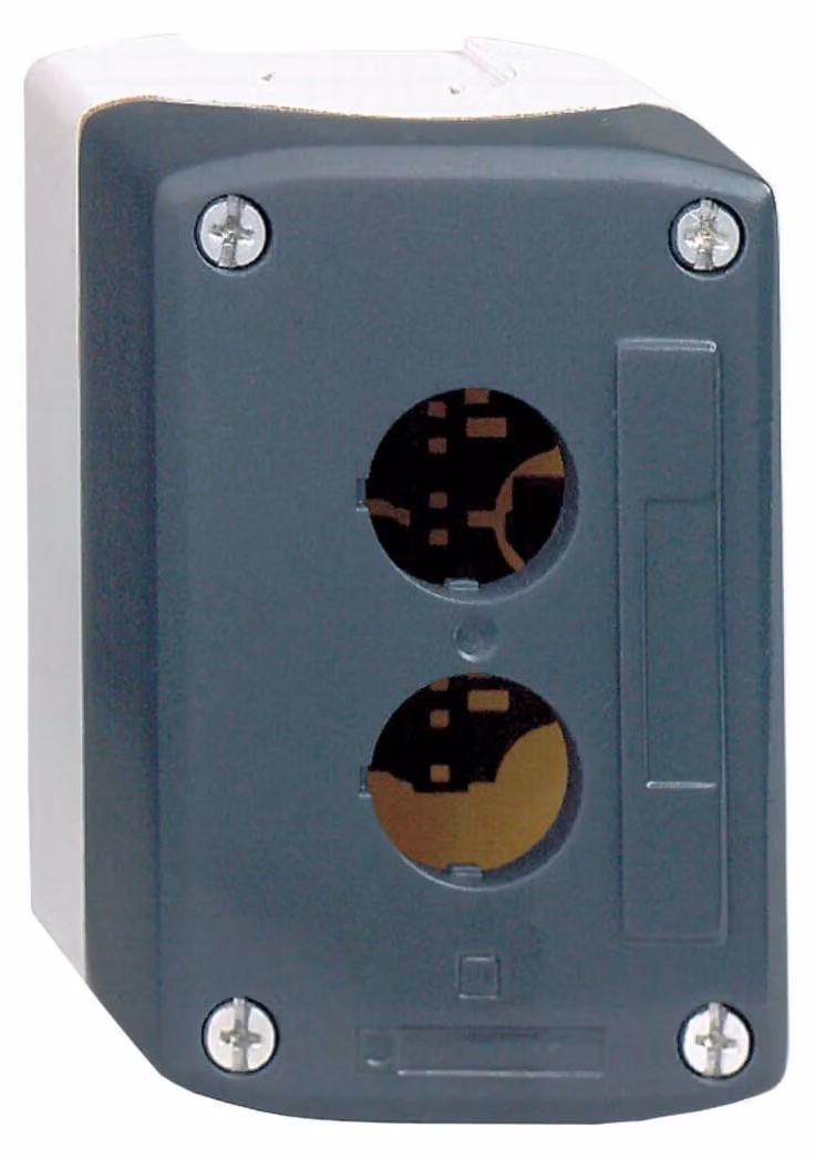 Schneider Electric Custodia vuota a 4 posizioni RAL 7035/7016 XALD04