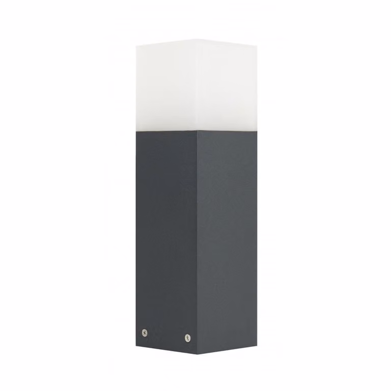 Palo luce 33 cm 1xE27 grigio scuro IP44 SU-MA Cube CB-330 DG