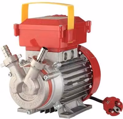 Elettropompa per travaso olio Novax Oil Inox Rover in acciaio inox, 14 Volt, 230 Watt, H: 90 cm, colore rosso