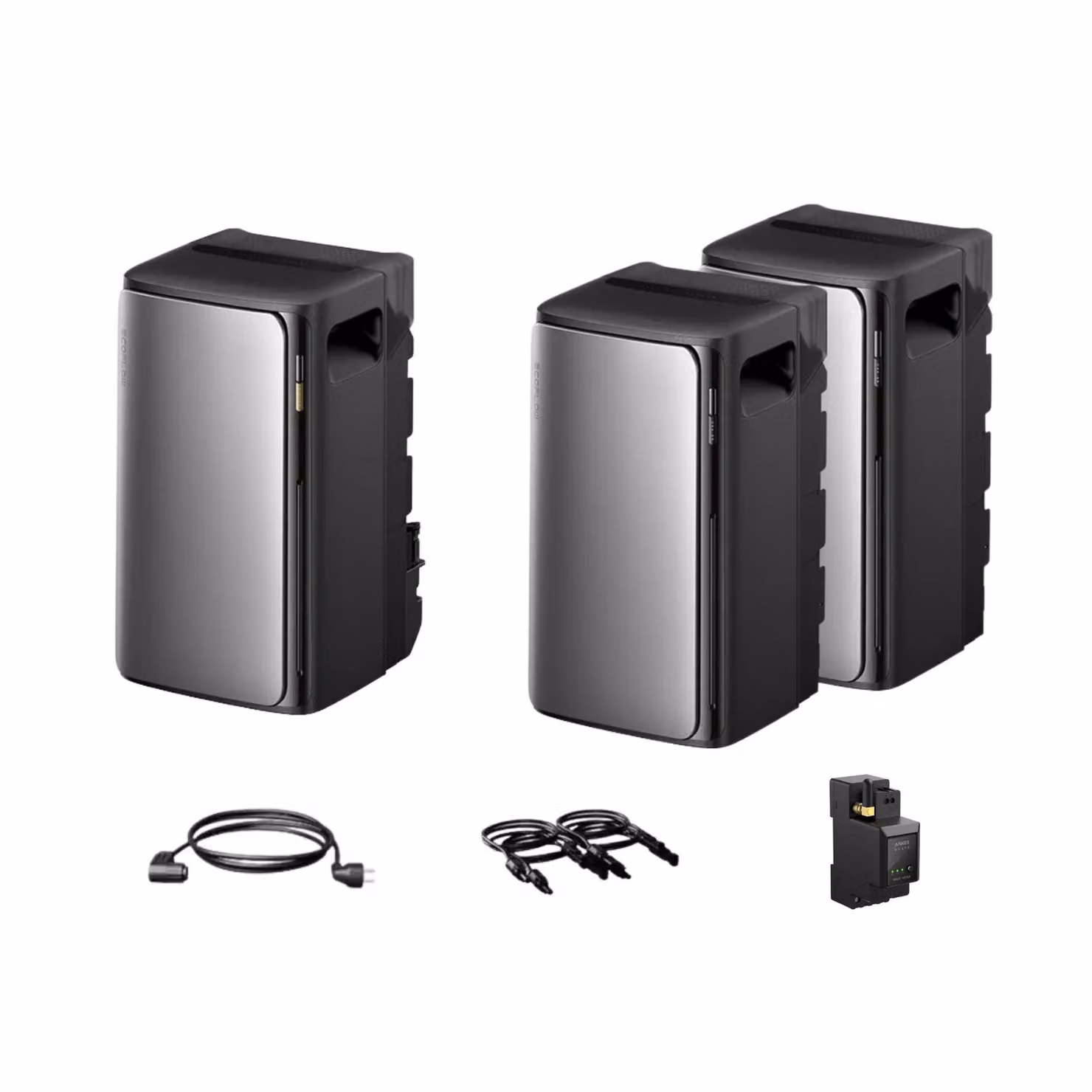 Centrale elettrica da balcone con accumulo 5760Wh, accumulo EcoFlow Stream Ultra All-in-One 1920Wh con accumulo Stream AC Pro 1920Wh x2 per centrale elettrica da balcone (IVA 0%)