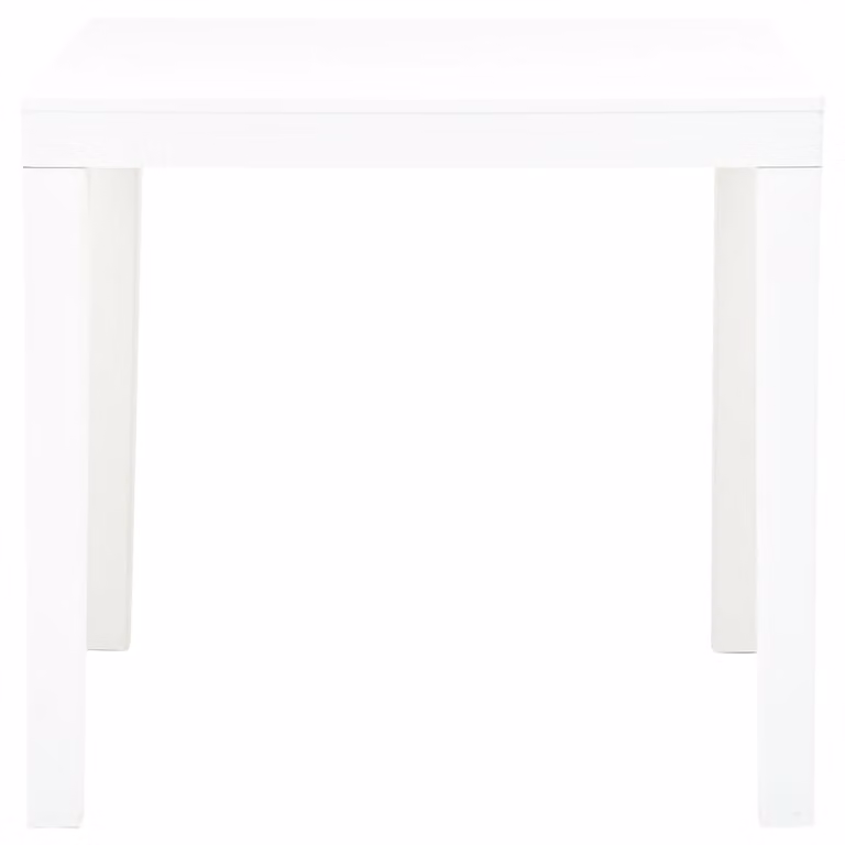 Tavolo da Giardino Bianco 78x78x72 cm in Plastica