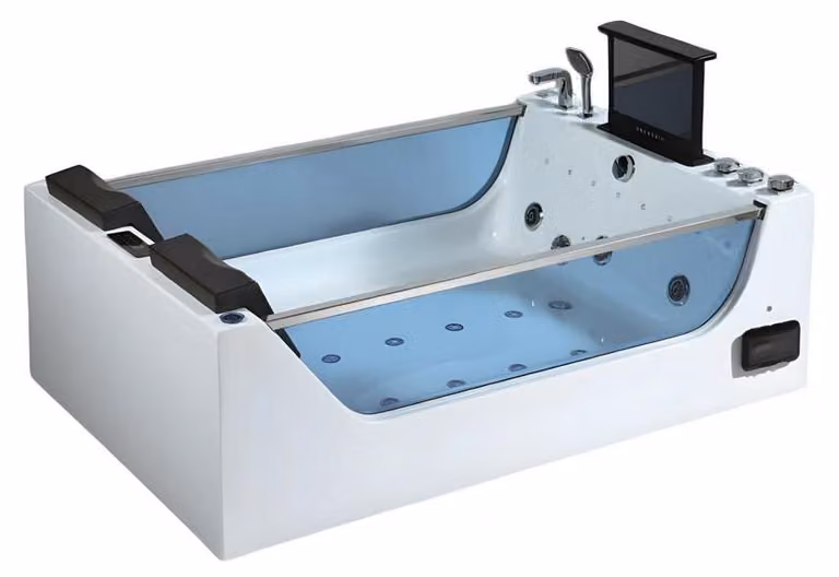 Luxuswanne Hydromassagewanne Badewanne Whirlpool Blubberbad Spa 180x120 cm