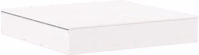 Sabbiera per bambini da esterno con coperchio in legno di pino bianco L: 111 cm, P: 111 cm, H: 19,5 cm