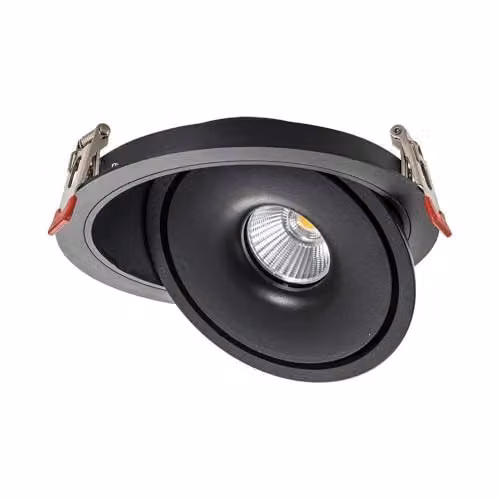 V-TAC Faretto LED COB da Incasso Rotondo 20W 165*50mm Colore Nero 3in1
