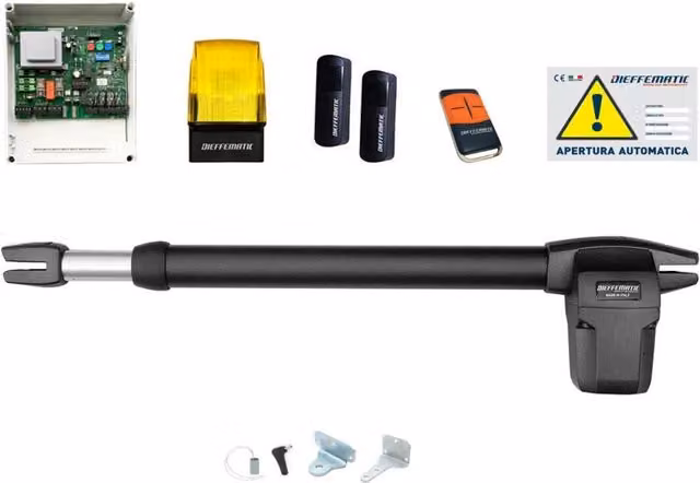 KIT BHR 400 COMPLETO PER AUTOMAZIONE CANCELLO 1 ANTA DX BATTENTE MOTORE 230V