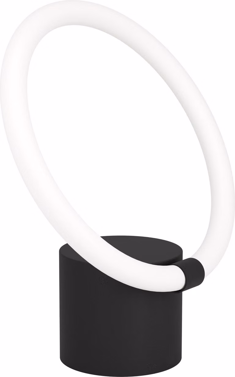 Eglo 900565 CARANACOA Lampada da tavolo LED 11,5W 260x50mm bianco nero bianco caldo