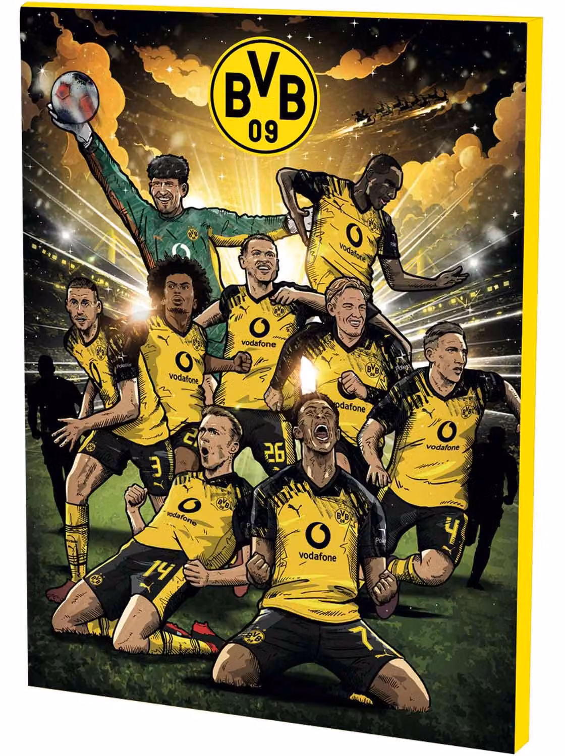 Calendario dell'Avvento BVB 2024 a fumetti