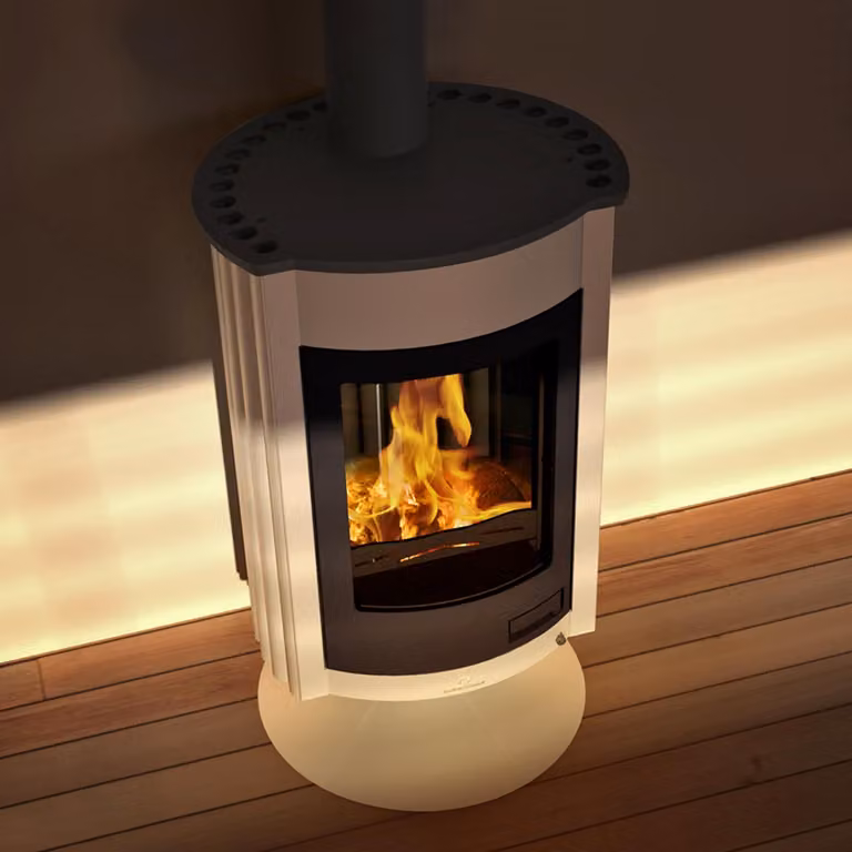 Termocamino HS FLAMINGO MASTERFLAMME Medie II - crema