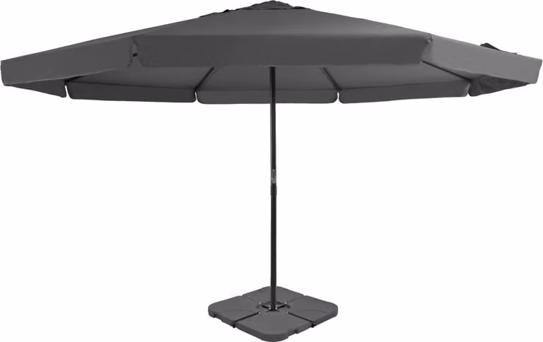 Maison Exclusive - Parasole da Giardino con Base Portatile Antracite