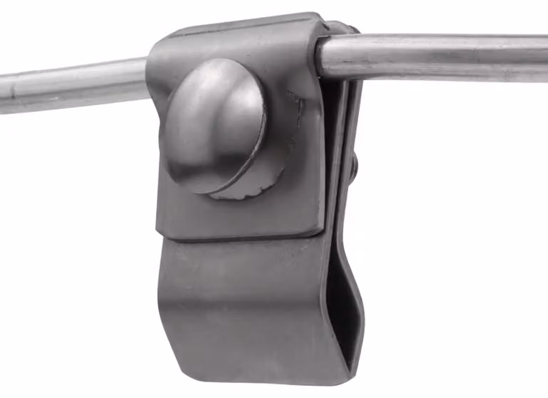 Haus-Held Morsetto grondaia inox, filo 8–12 mm, 1 vite